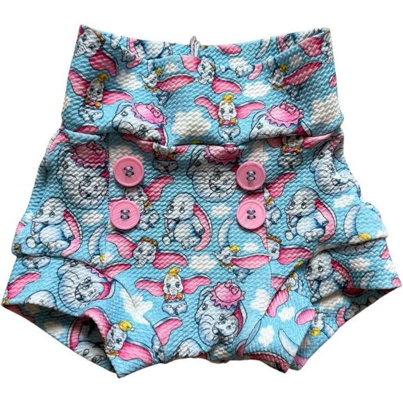 Baby Girls Upcycled Duv’s Landing Y2K Dumbo the Elephant Bloomers - 6-9 mo - Picture 1 of 1